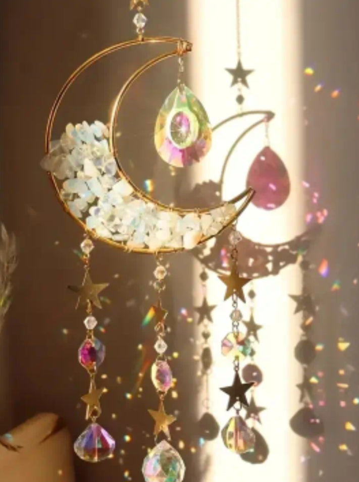 Raamdecoratie edelstenen