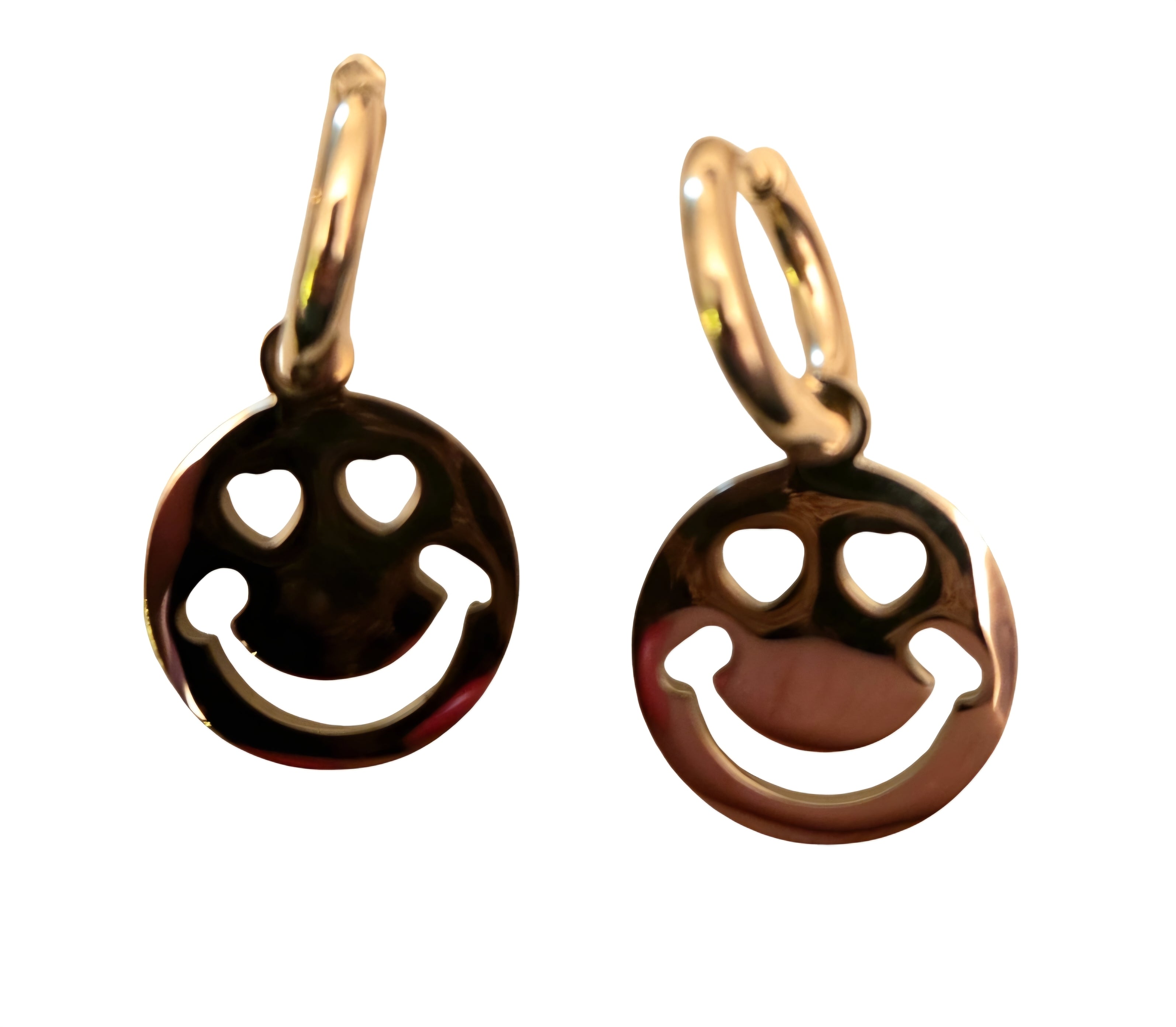 Oorbel Stainlesssteel smiley