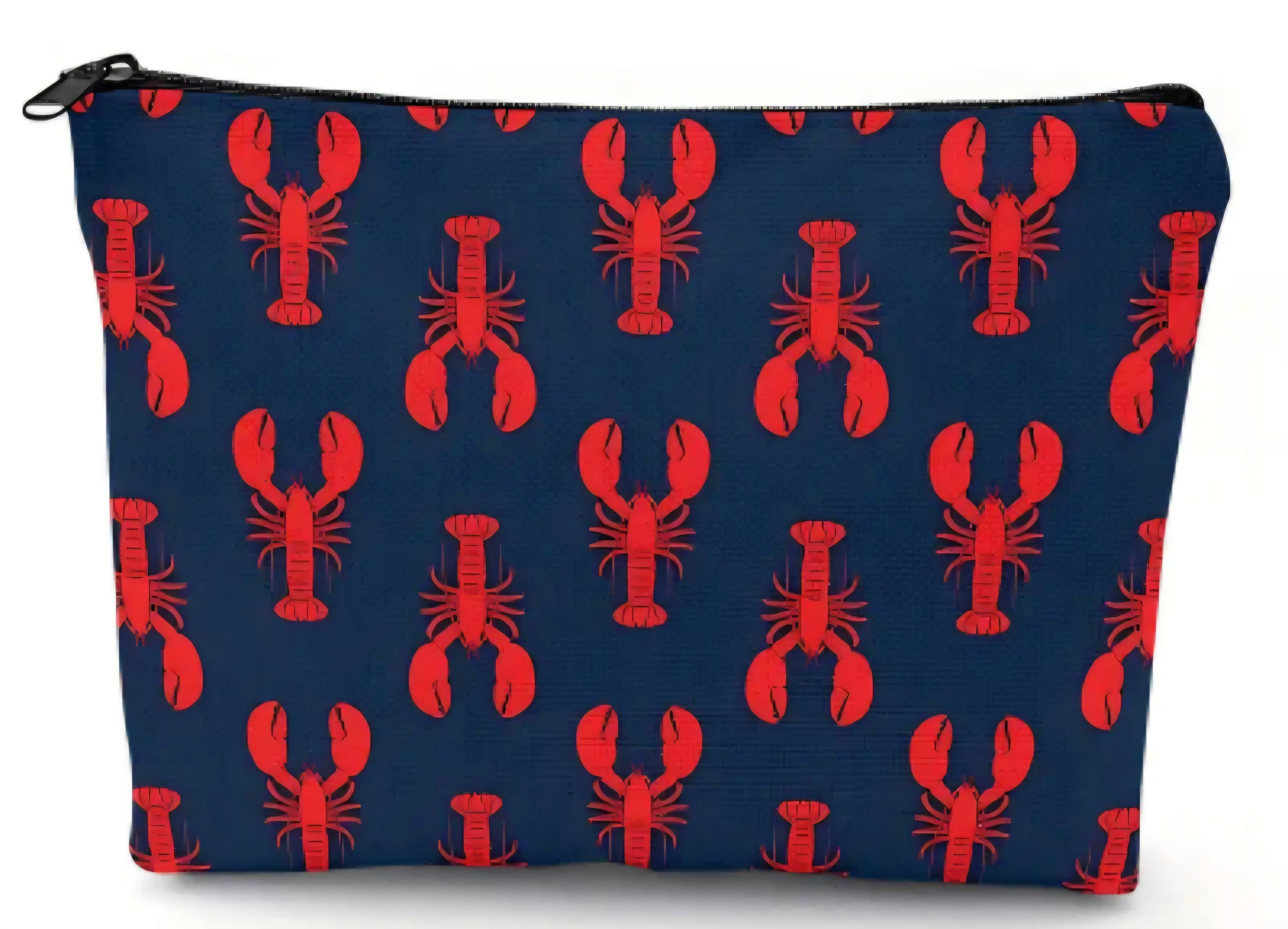 Make-up tas kreeft donker blauw