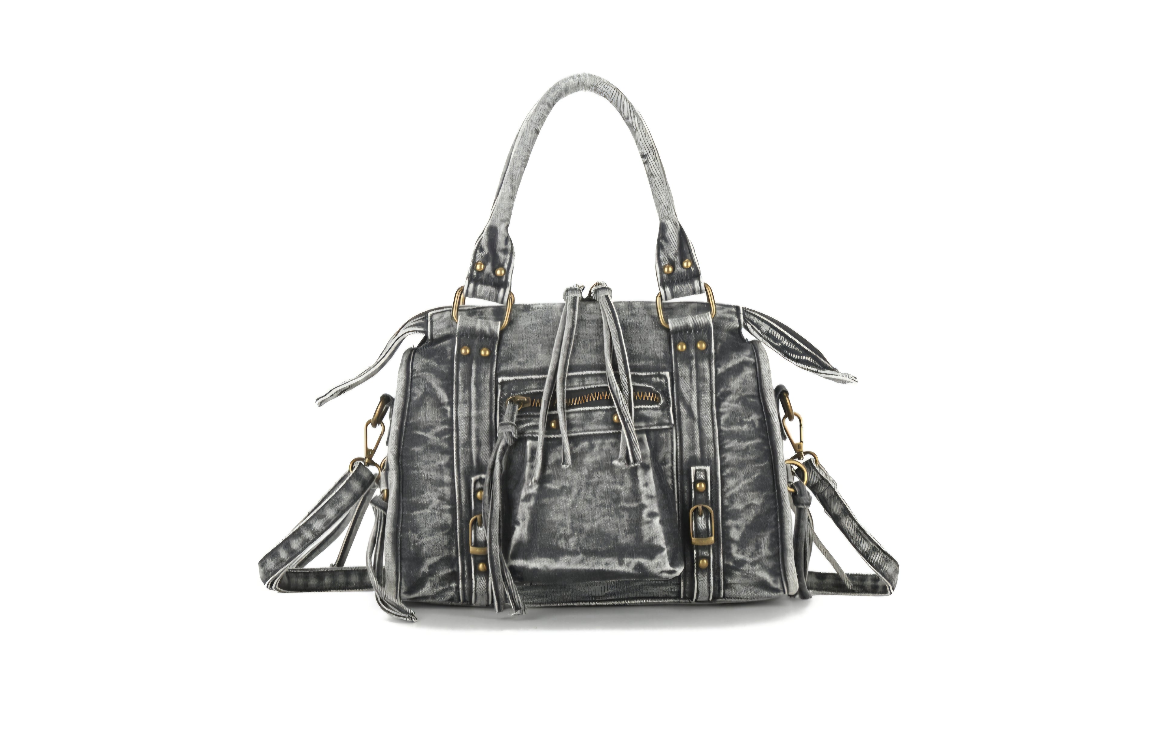 Guiliano jeans handtas zwart.