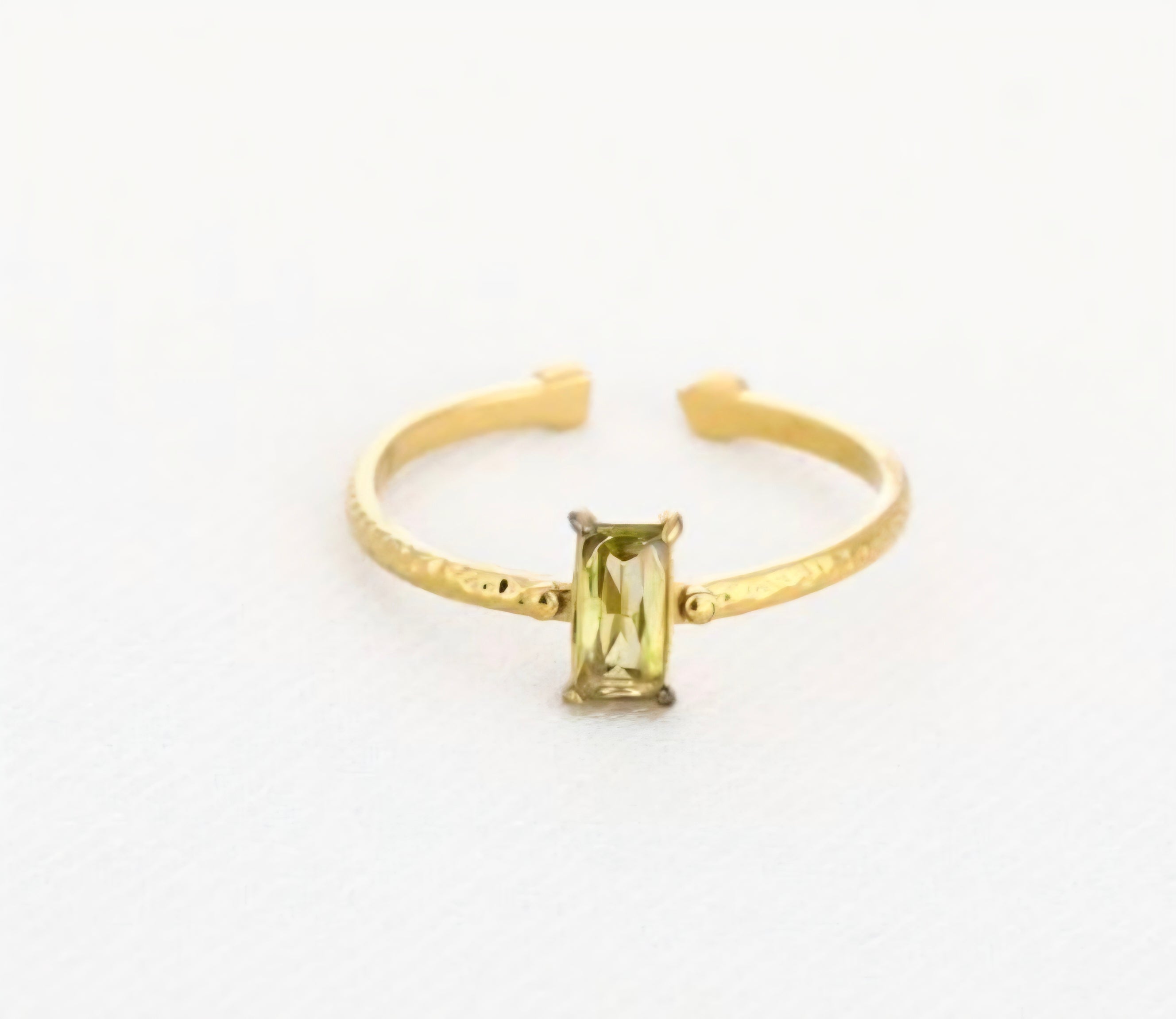 Ring olive - verstelbaar- Stainlesssteel