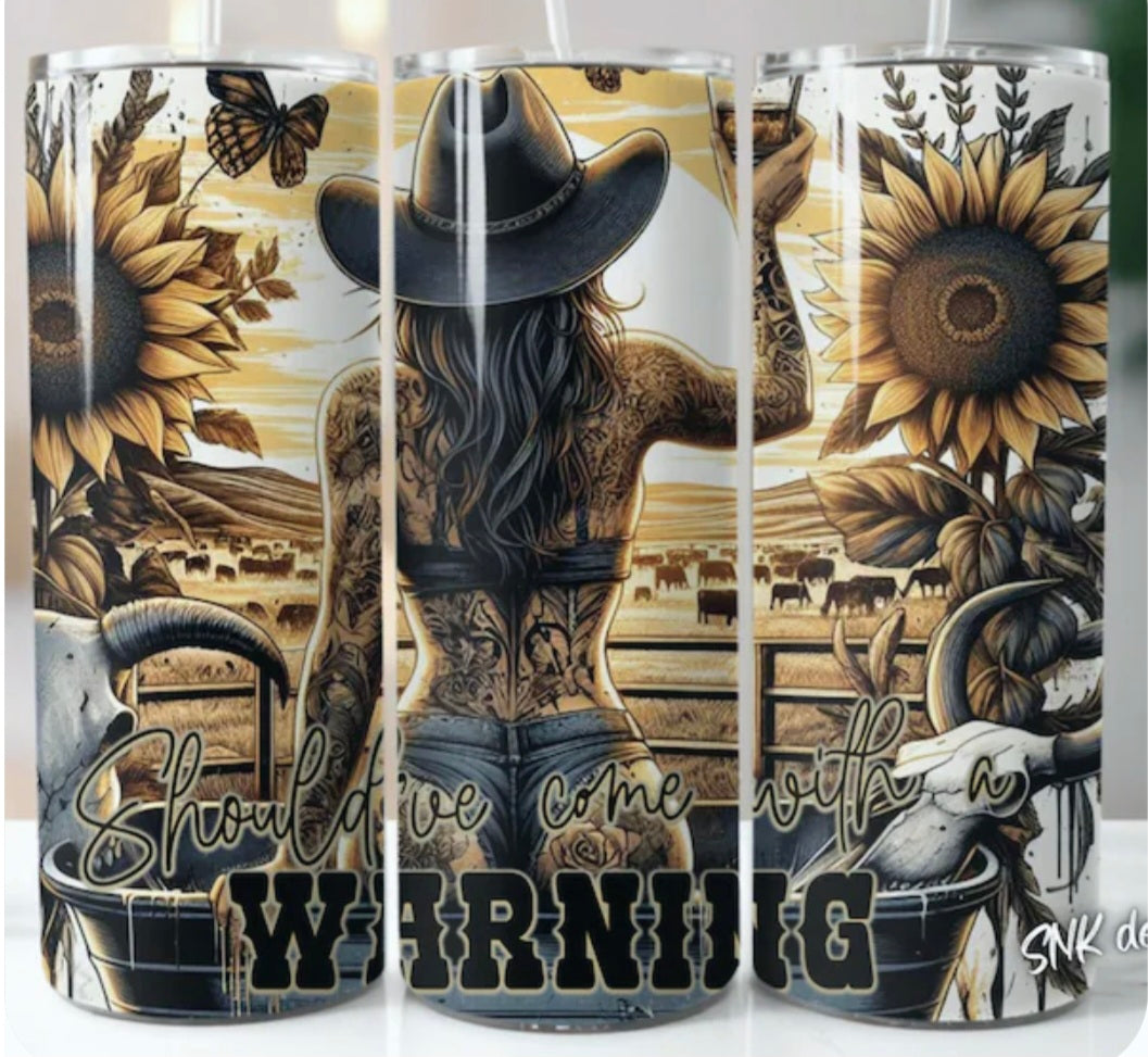 Tumbler western girl