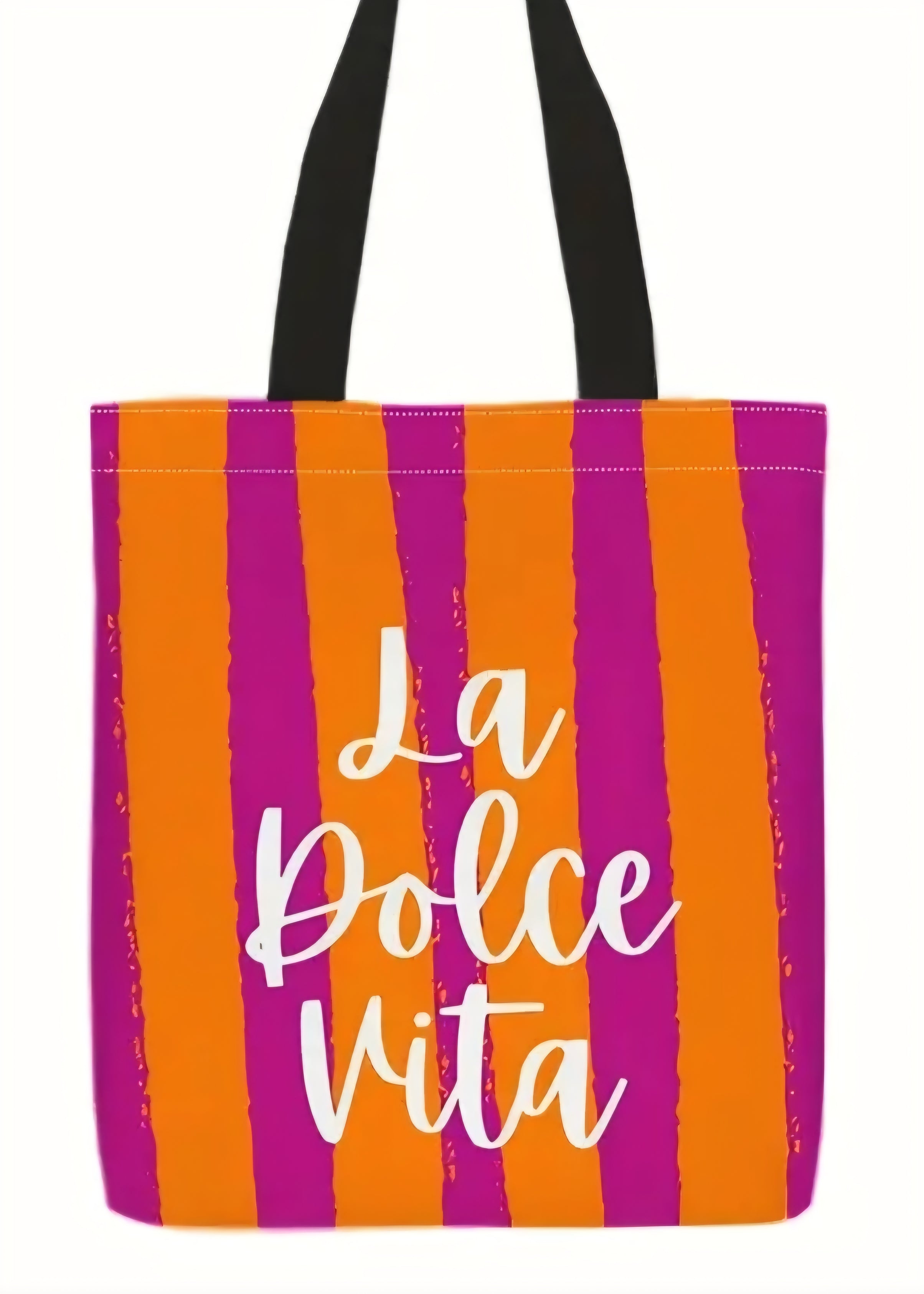 Tas dolce vita- oranje- roze