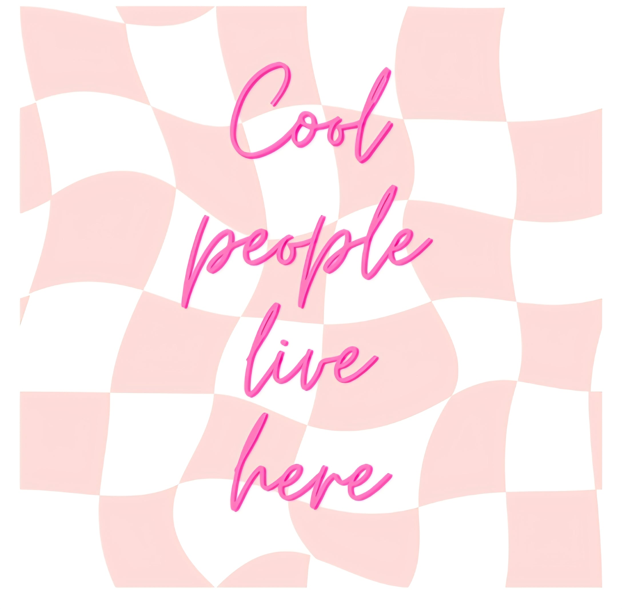 Tegeltje cool people